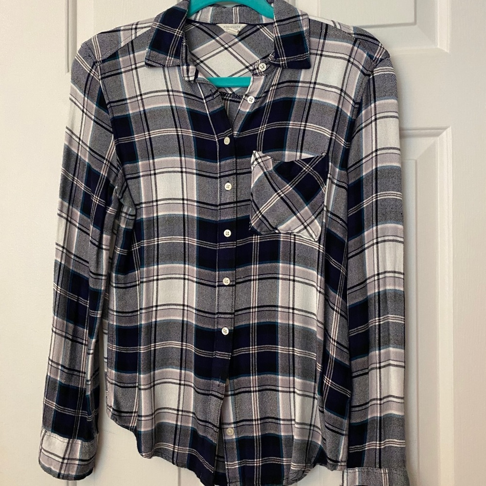 Black and white flannel